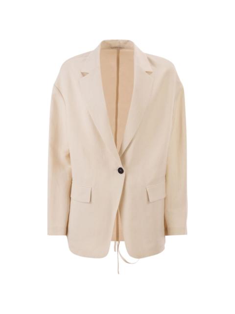 Brunello Cucinelli tie-belt blazer