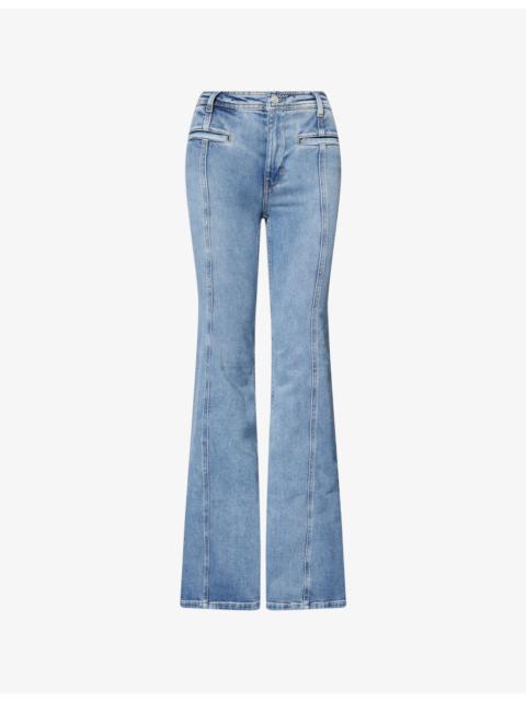FREE PEOPLE Firecracker Flared-Leg Denim Jeans
