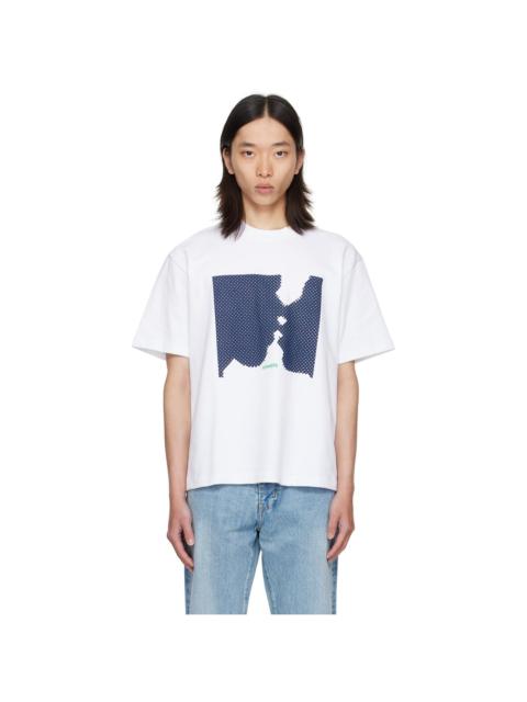 vowels White For Ray T-shirt