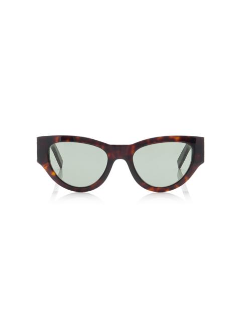 Cat-Eye Tortoiseshell Acetate Sunglasses brown