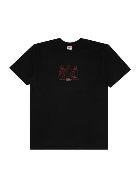 トップス Supreme Three Kings Tee L Navy Supreme Supreme Three Kings Tee 'Navy' | REVERSIBLE