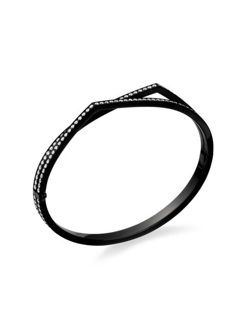 REPOSSI Women's Antifer 18K Black Gold & 2.15 TCW Diamond Double-Row Bangle - Black
