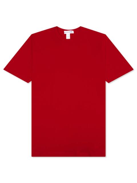 Comme des Garçons SHIRT BACK LOGO S/S TEE - RED