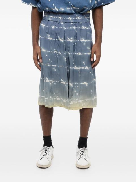 Jil Sander printed elastic-waist shorts