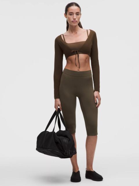 lululemon Groove High-Rise Notched-Hem Crop 15"