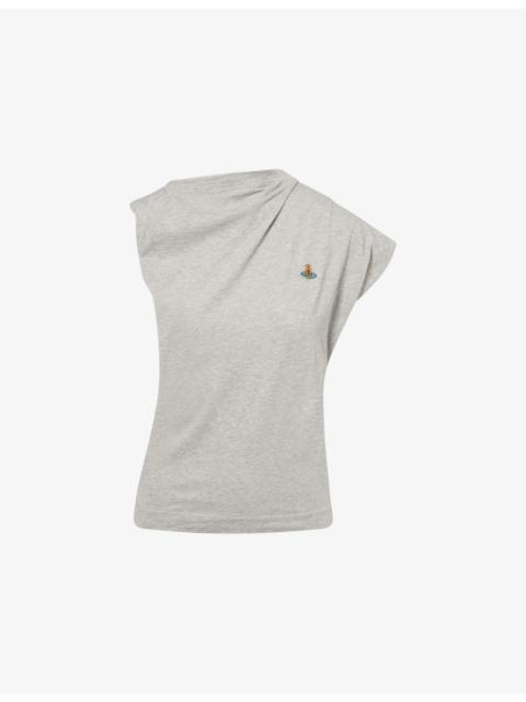 Vivienne Westwood Hebo Asymmetric Cotton Top