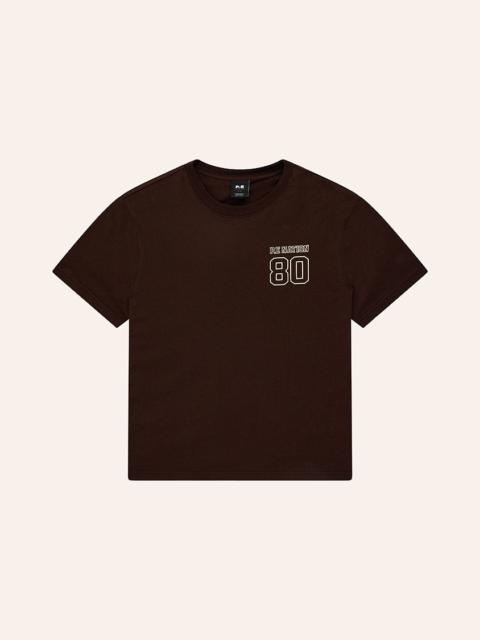 P.E NATION ELYSIAN 2.0 TEE IN MAHOGANY