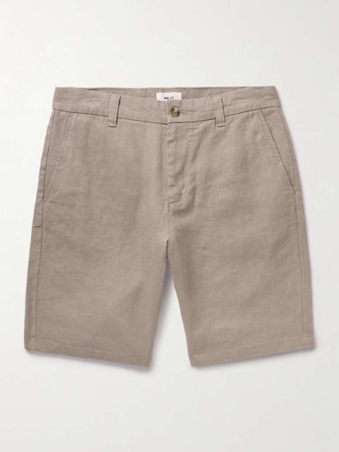 Crown 1454 Straight-Leg Linen Shorts