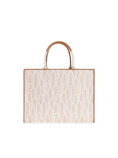 FURLA patterned handle tote bag