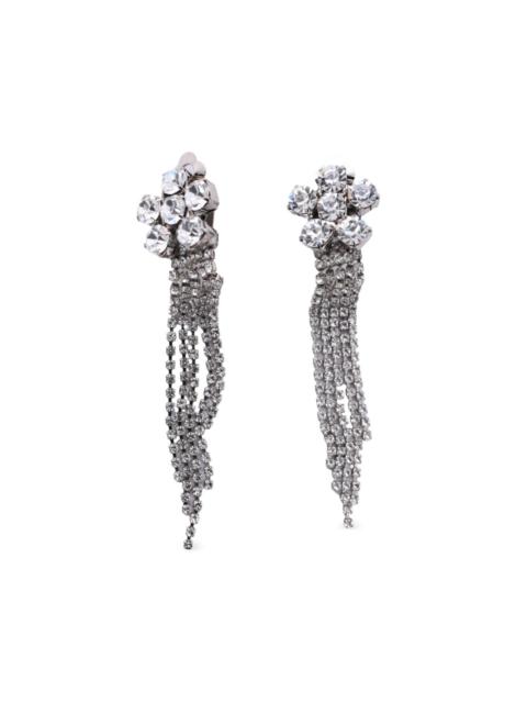 Rosantica Anice crystal tassel earrings