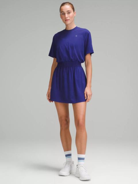 lululemon Smocked-Waist T-Shirt Dress