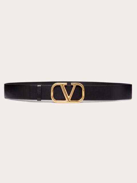Valentino VLogo Signature Calfskin Belt