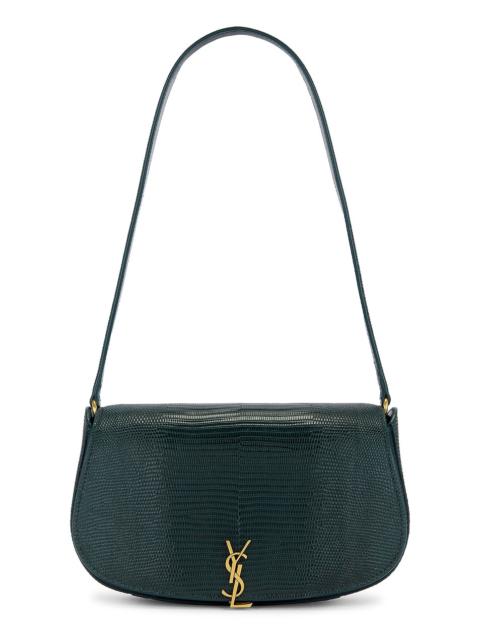 SAINT LAURENT Lizard Demi Lune Hobo Bag