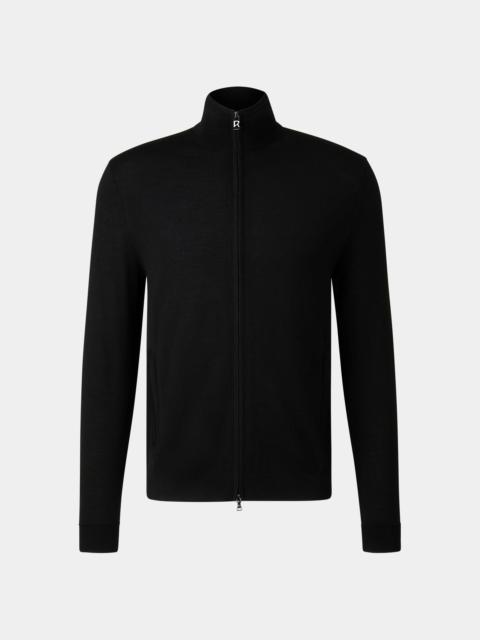 BOGNER Knit jacket Oscar in Black