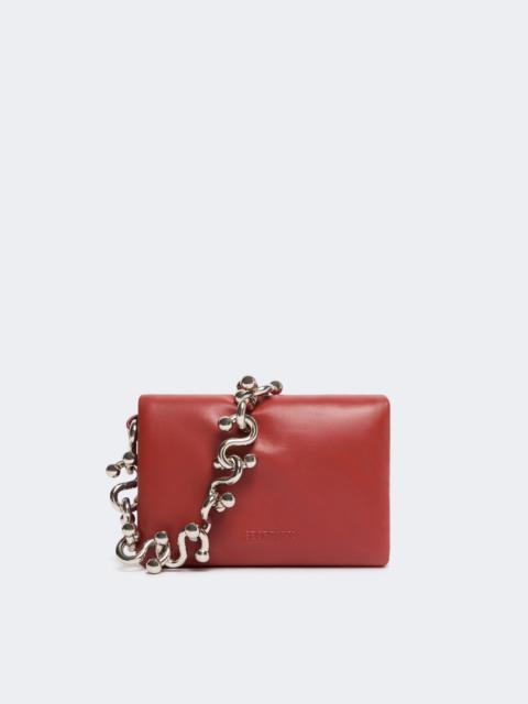 Sportmax Padded nappa-leather mini Soffy Bag - BRICK RED