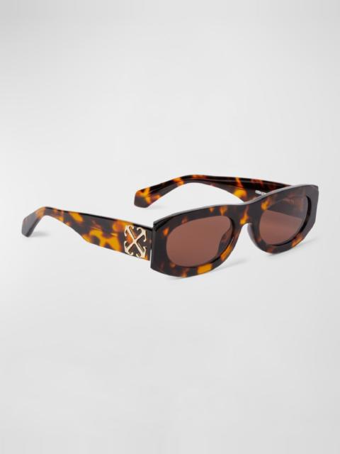 Off-White Men's Orlando Acetate Oval Sunglasses