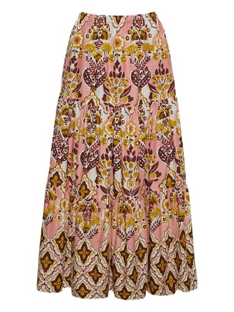 Cara Cara Melanie floral-pattern maxi skirt