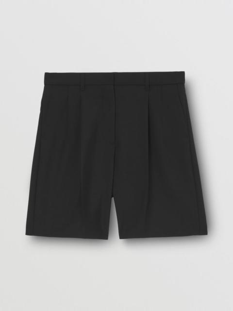 Burberry Mohair Wool Tailored Shorts