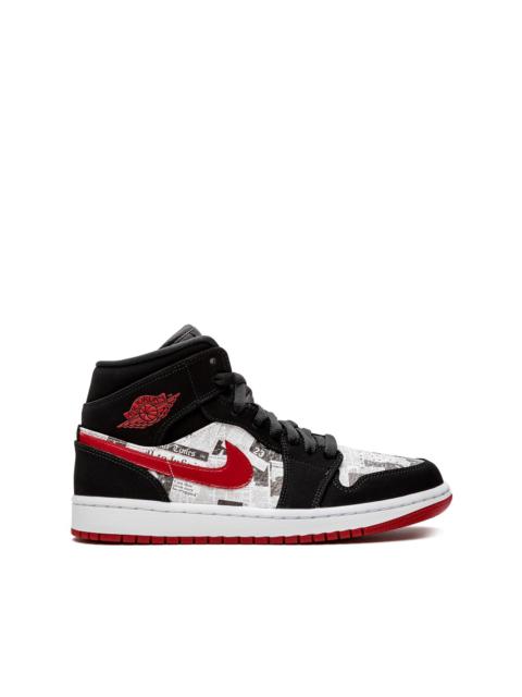 Air Jordan 1 Mid SE newspaper air times