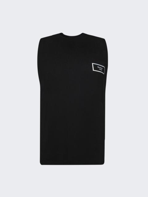 Martine Rose Logo Tank Top Black Pigment Dye