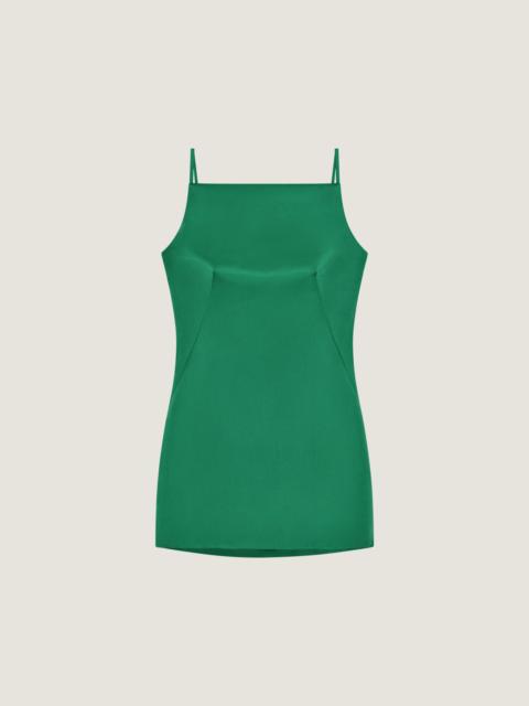 Givenchy SLICED MINI DRESS IN SATIN