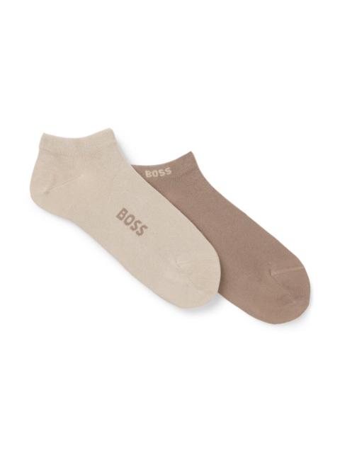 BOSS TWO-PACK OF ANKLE SOCKS IN A BAMBOO BLEND