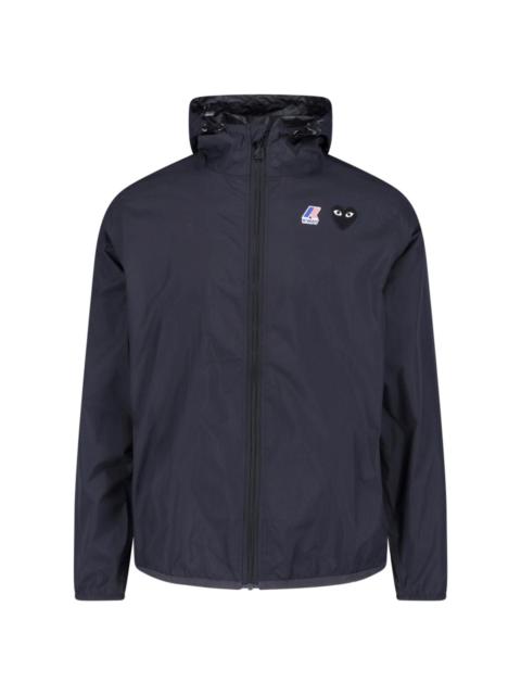 Comme des Garçons PLAY X K-WAY JACKET WITH HOOD