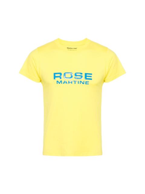 Martine Rose Shrunken cotton T-shirt
