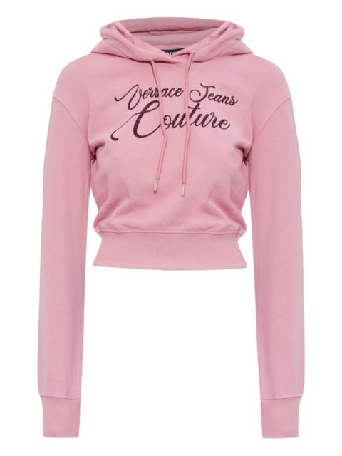 VERSACE JEANS COUTURE embellished hoodie