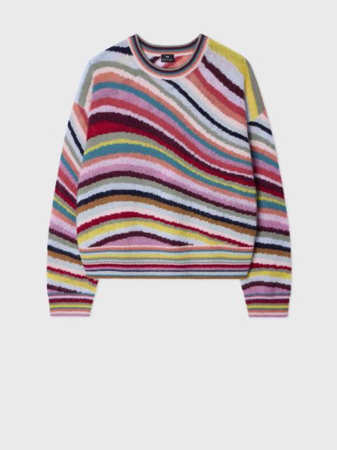 Paul Smith Women's 'Swirl' Wool-Mohair Knitted Sweater