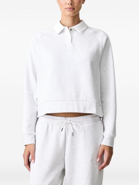 PUMA logo-embroidered polo-collar sweater