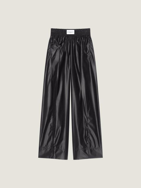 Givenchy COCOON ELASTIC-WAIST PANTS IN TECHNICAL POPLIN