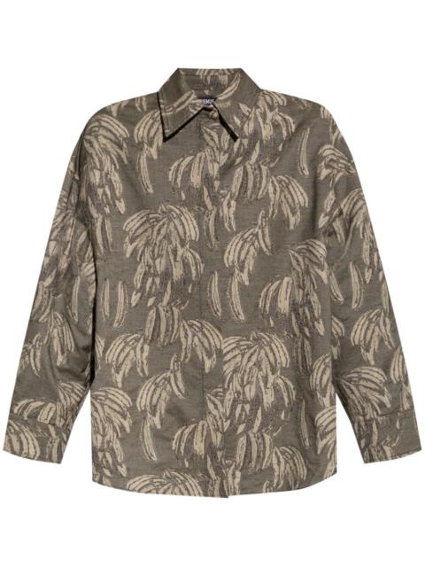 JACQUEMUS Banana-jacquard shirt