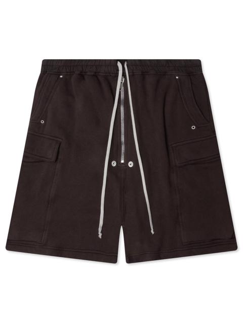 Rick Owens DRKSHDW CARGOBELA SWEATSHORTS - DARK DUST