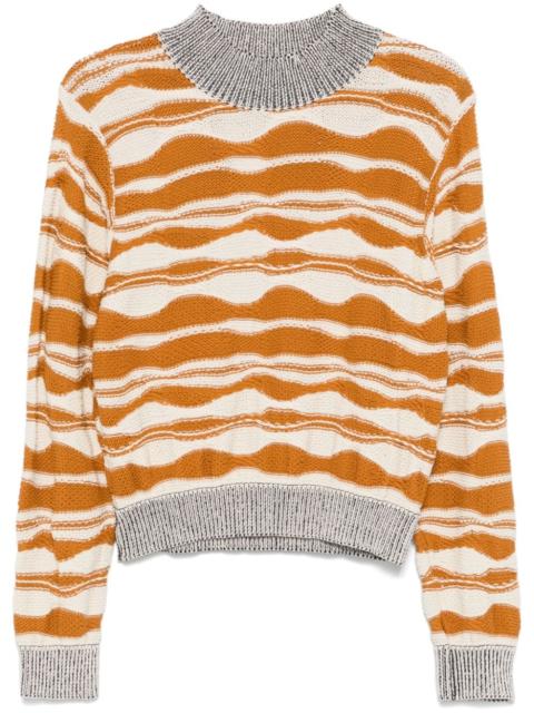 HENRIK VIBSKOV wave-knit sweater