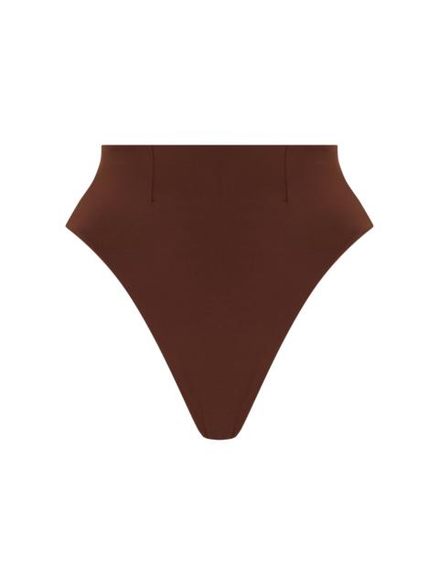HAIGHT Classic Hotpants High-Waist Bikini Bottom brown