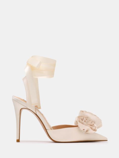 STEVE MADDEN ROSIE IVORY SATIN