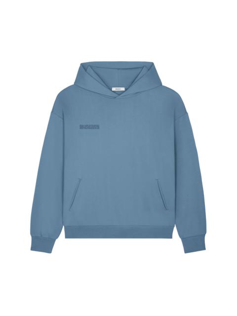PANGAIA Womens 365 Midweight Hoodie - Indigo Blue