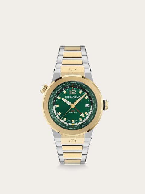 FERRAGAMO F-80 gmt watch