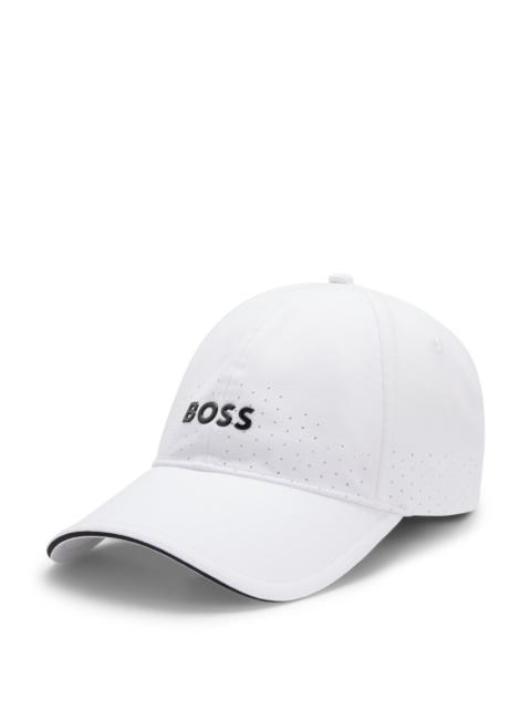 BOSS PERFORATED CAP WITH GLOSS LOGO