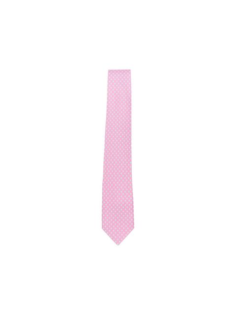 FERRAGAMO Cyrus Gancini fish-print tie