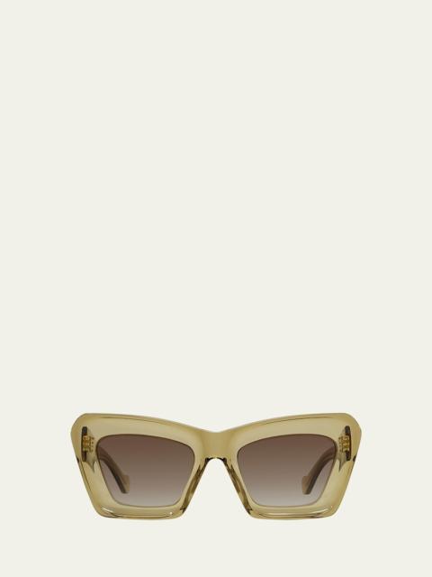 Loewe Anagram Acetate Butterfly Sunglasses