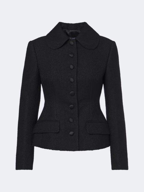 Dolce & Gabbana Single-breasted wool and silk-blend blazer