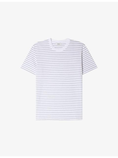 Sandro Striped Short-Sleeve Cotton T-Shirt