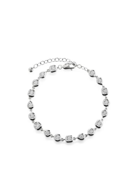 MONICA VINADER bezel-set diamond bracelet