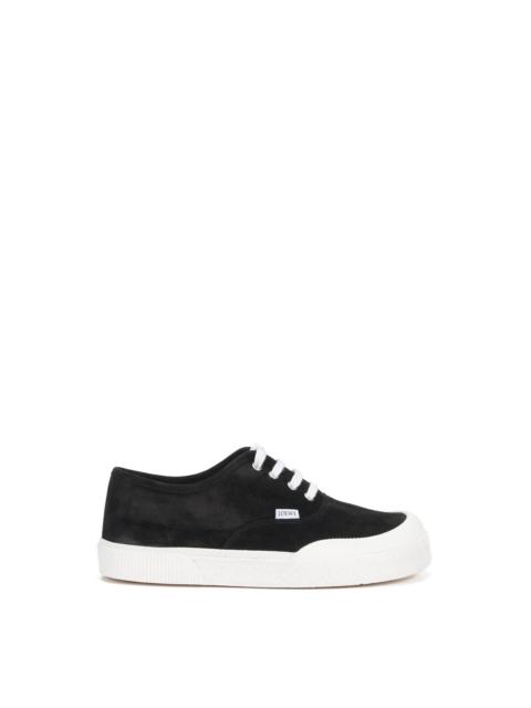 Loewe Terra Vulca lace-up sneaker in suede