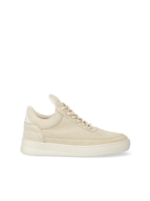 Filling Pieces logo-embroidered suede sneakers