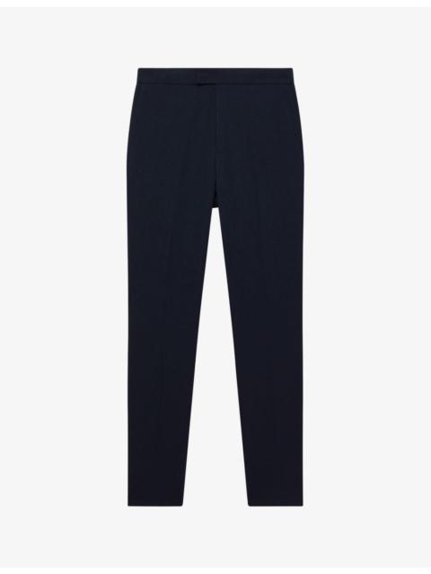 REISS Found slim-leg mid-rise stretch-woven trousers