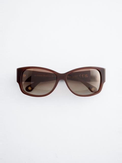 & Other Stories Oval-Frame Sunglasses