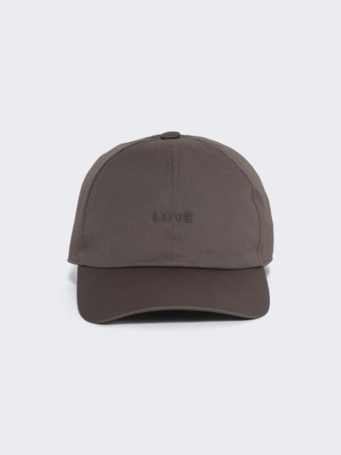 Rick Owens Love Baseball Cap Dust And Pearl
